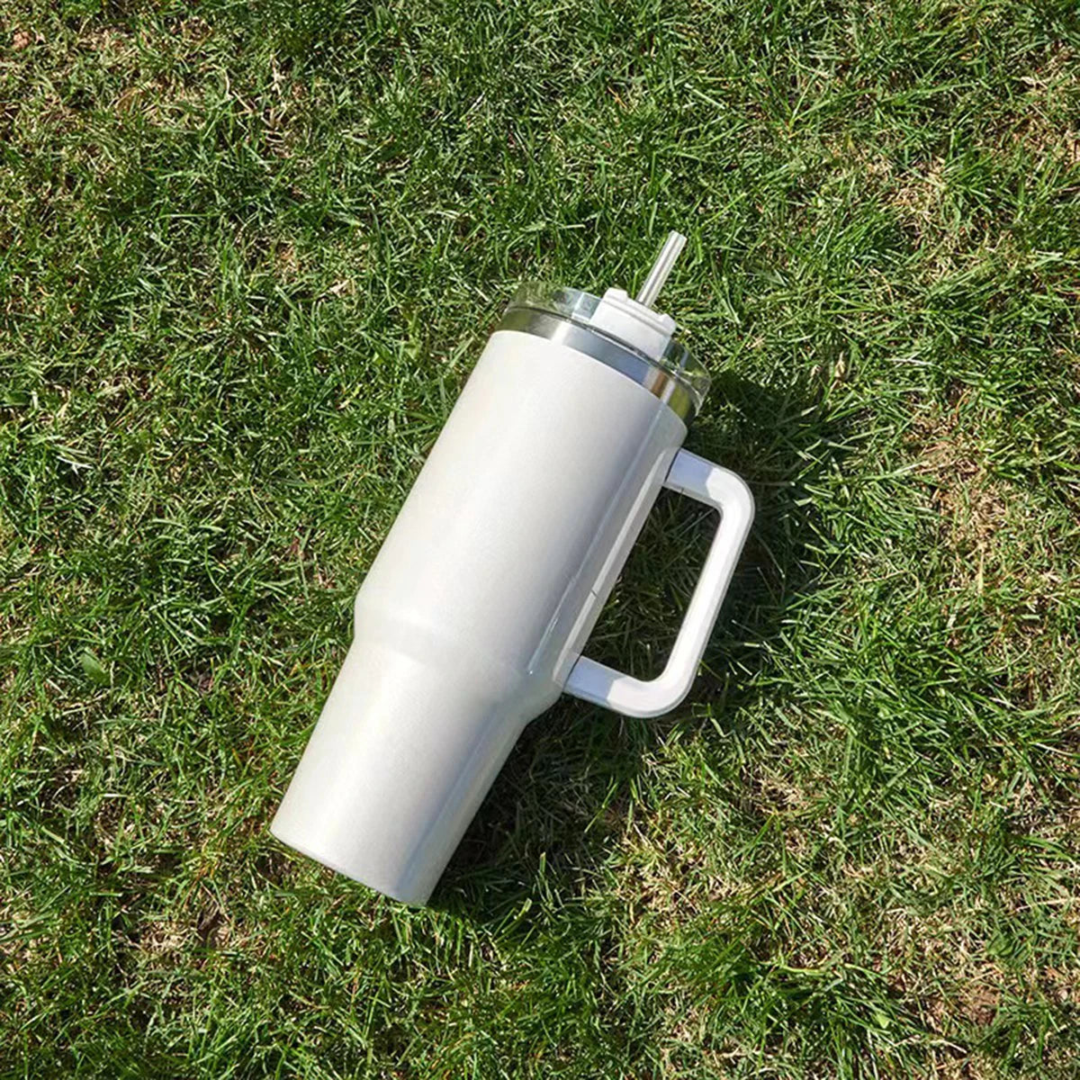 40oz Mug Tumbler With Handle Insulated Tumbler With Lids Straw Stainless Steel Coffee Tumbler Termos Cup for Travel Thermal Mug