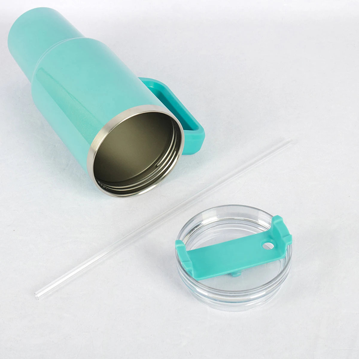 40oz Mug Tumbler With Handle Insulated Tumbler With Lids Straw Stainless Steel Coffee Tumbler Termos Cup for Travel Thermal Mug